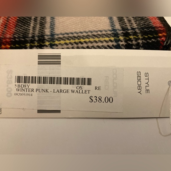Used Once French Connection Tartan Shoulder Bag and Matching BNWT Wallet - Picture 11 of 11